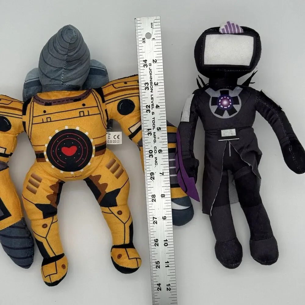 Skibidi Toilet Titan Drillmaster & Cameraman Character Stuffed Plush Toy 11